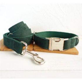 MUTTCO pet collar bow traction set (Option: Set A-XS)