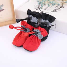 Pet Dog shoes Waterproof chihuahua Anti-slip boots zapatos para perro puppy cat socks botas sapato para cachorro chaussure chien (Color: pink, size: 2)